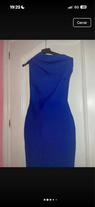 Vestido elegante azul para eventos
