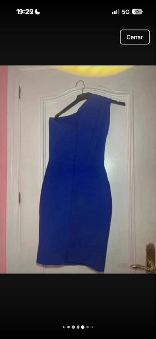 Vestido elegante azul para eventos