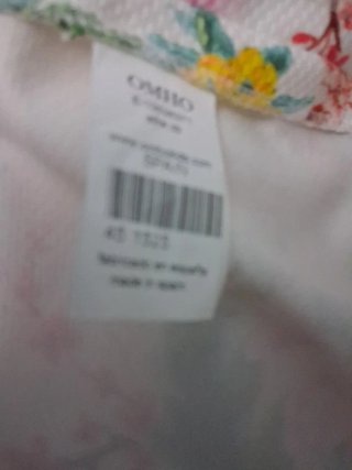 Vestido Omho floral blanco