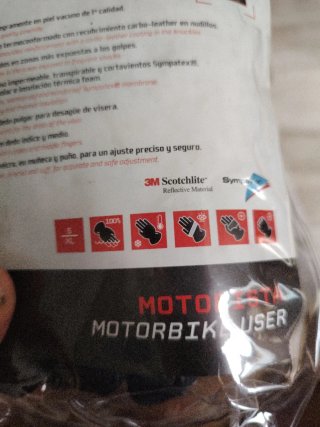 Guantes Moto Dragon Talla L