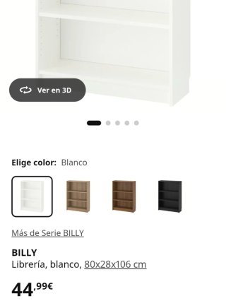 Estantería Billy IKEA Blanca