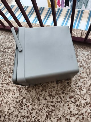 Cubo de basura Ikea gris