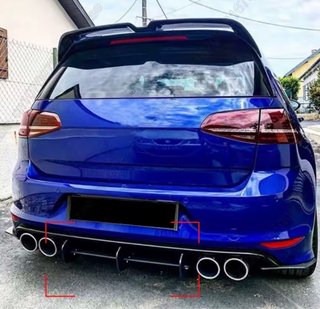 Difusor trasero Golf 7R estilo Maxton