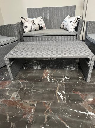 Conjunto Sofá, 2 Sillones y Mesa Exterior( JAEN)