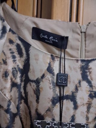 Vestido estampado animal