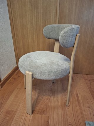 Pack 6 Sillas Comedor Tapizadas Madera