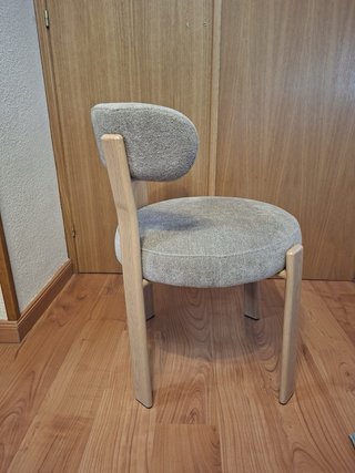 Pack 6 Sillas Comedor Tapizadas Madera