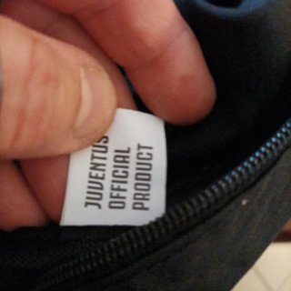 Borsa Juventus Unisex Nera Sport Viaggio Lavoro