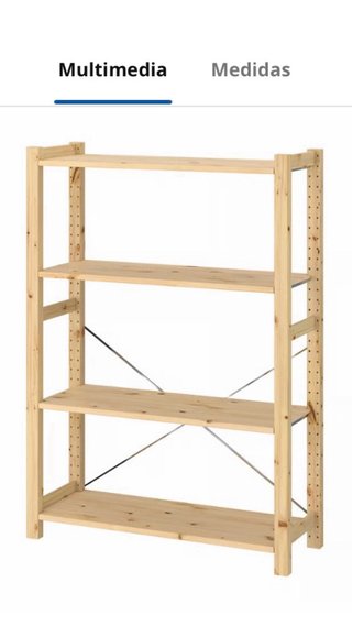 Estantería IVAR Ikea Madera