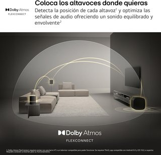 LG Sound Suite Subwoofer Inalámbrico W7 Negro