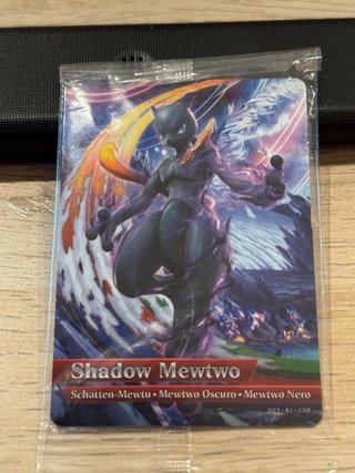 Carta Amiibo Shadow Mewtwo - Pokkén Tournament (P) de Segunda mano