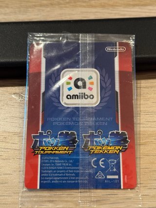 Carta Amiibo Shadow Mewtwo - Pokkén Tournament (P) de Segunda mano