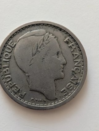 Lote 2 Monedas 20 Francos Argelia 1949