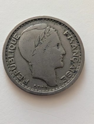 Lote 2 Monedas 20 Francos Argelia 1949