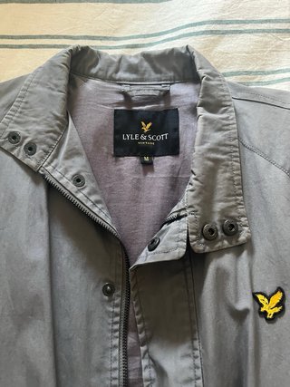 Chaqueta Bomber Lyle & Scott Gris Talla M