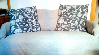 Sofá Ikea GLOSTAD 2 plazas azul