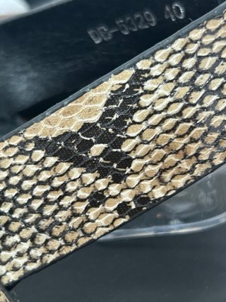 Sandalias Buonarotti Talla 40 Piel Serpiente