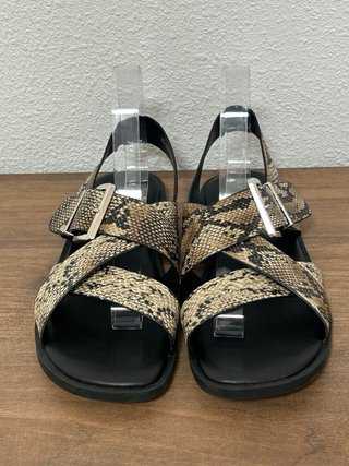 Sandalias Buonarotti Talla 40 Piel Serpiente