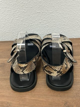 Sandalias Buonarotti Talla 40 Piel Serpiente