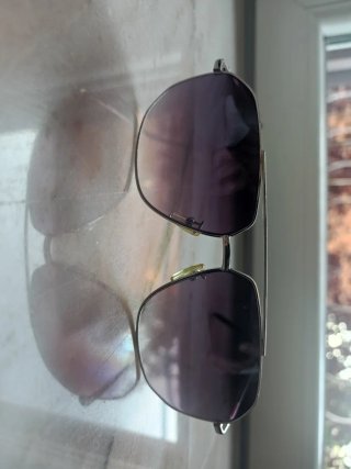 Occhiali da sole uomo metallo lenti grigie