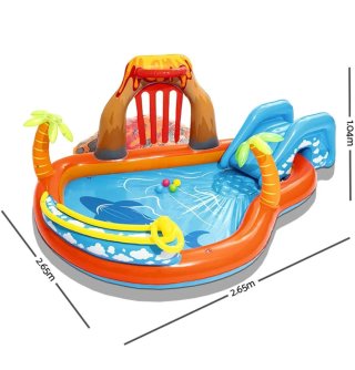 Piscina hinchable infantil con tobogán