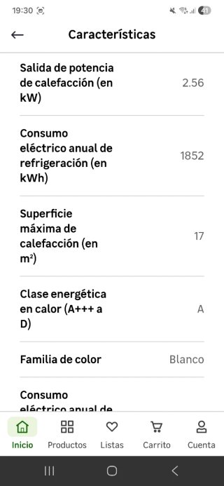 Aire Acondicionado Portátil Equation 2236fg