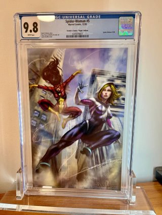 Comic gradeado CGC 9.8 - Spider-Woman #5 (#100)