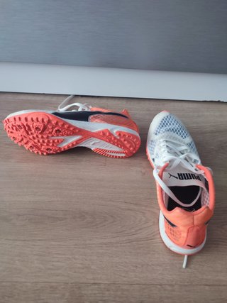 Zapatillas Puma Evospeed Haraka 6 Naranja/Blanco