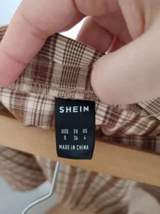 Falda cuadros Shein Talla S