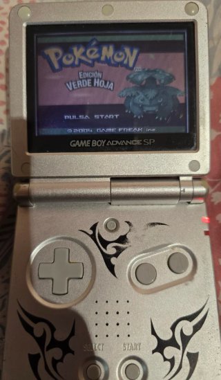 Nintendo Game Boy Advance SP Plata Tribal