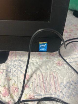 Ordenador Dell Negro Completo con Teclado y Ratón
