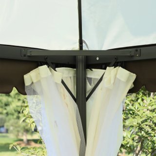 Cenador de Jardín 4x3m Beige