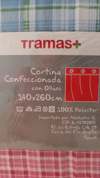 Cortinas Tramas+ 140x260cm