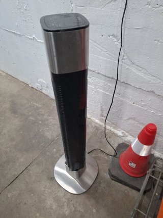 Ventilador Aenan Torre Negro/Plata