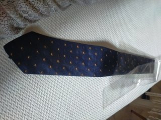 Corbata Zara Hombre Azul Patos