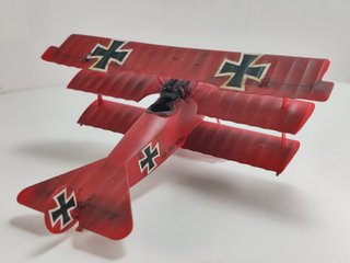 Maqueta de avion Fokker Dr.1 de Revell escala 1/72