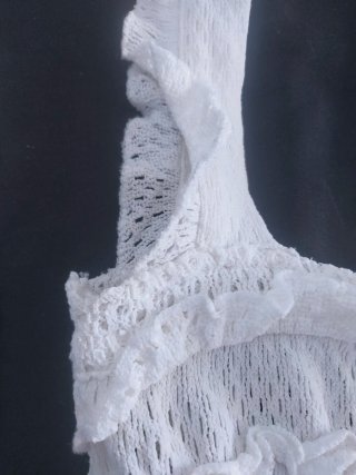 Top Zara Blanco Volantes
