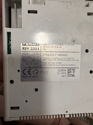 Videoportero Fermax Blanco
