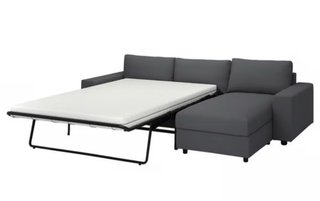 Sofá cama 3 plazas con chaiselongue