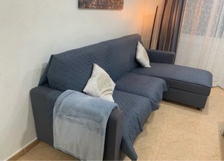 Sofá cama 3 plazas con chaiselongue