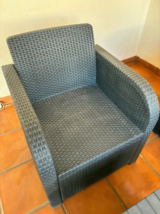 Conjunto Muebles Jardín de resina.