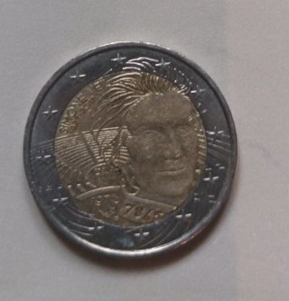 Moneda 2 euros Francia Simone Veil 1975-2018