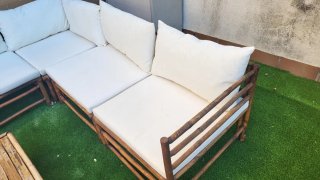 Conjunto Muebles de Jardín Bambú