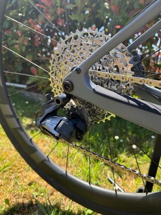 Bicicleta Gravel 7,8 kg sram axs xplr talla s/m