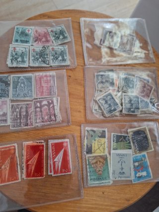 Collezione di francobolli antichi spagnoli