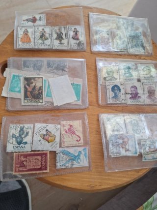 Collezione di francobolli antichi spagnoli