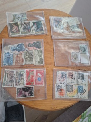 Collezione di francobolli antichi spagnoli