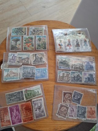 Collezione di francobolli antichi spagnoli