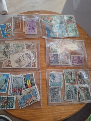 Collezione di francobolli antichi spagnoli
