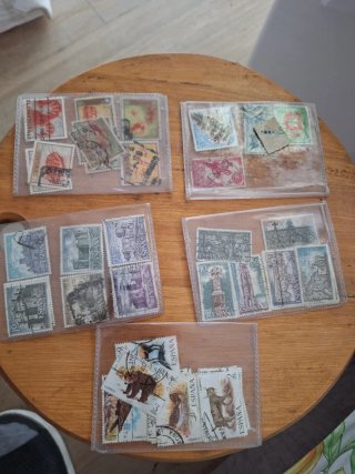 Collezione di francobolli antichi spagnoli